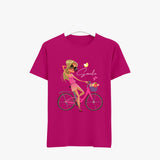 Girl On Bicycle Tee