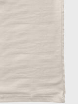 Crew Neck Sand color plain T-shirt in Side view