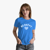 Be Happy T shirt for Women-2