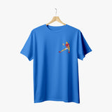 Volleyball Player T-Shirt for Mens - Organic Graphic Print Crew Neck T-shirts