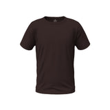 Crew Neck Chocolate brown blank T-shirt