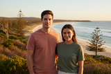 men's and women's Supima T-shirts