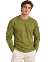 100% Suvin Cotton Full Sleeve T-Shirt – Mid Weight Tee