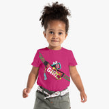 Cute 3d Waistbag T-shirt for Girls - Organic Cotton Tees
