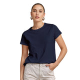 Supima Women's T-shirts Navy Blue