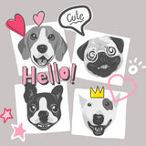 Girls Puppy T-Shirt - Kids Graphic Organic Cotton Tees