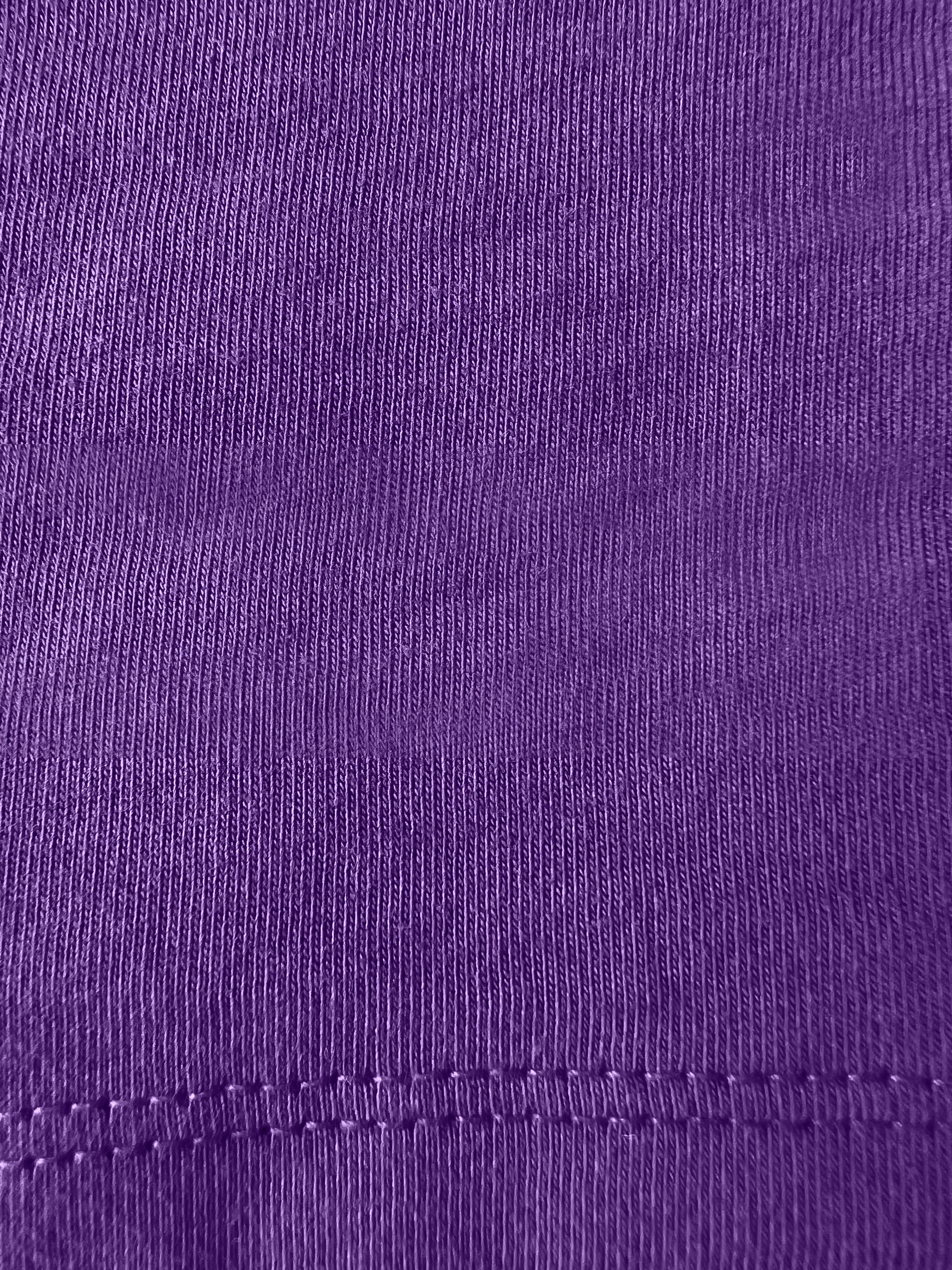 Crew Neck Purple plain T-shirt made with high quality cotton