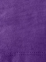 Crew Neck Purple plain T-shirt made with high quality cotton
