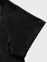 Premium Crew Neck Plain Black T-shirt with short sleeve