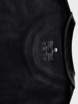 Premium Crew Neck Plain Black T-shirt with NOO-BRAND label
