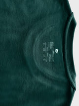 Crew Neck Forest Green blank T-shirt with NOO-BRAND Label