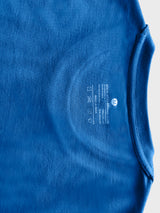 Crew Neck Royal blue Plain T-shirt with NOO-BRAND Label