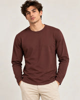 100% Suvin Cotton Full Sleeve T-Shirt – Mid Weight Tee
