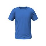 Blue t-shirt on a white background
