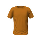 Orange t-shirt on a white background