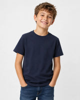 Boys' Suvin Gold Cotton T-Shirt – Soft Mid-Weight Everyday Tee