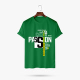 passion green  womens graphic tee