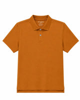 Supima Cotton Jersey Polo - Rustic Bronze