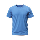 Blue t-shirt on a white background