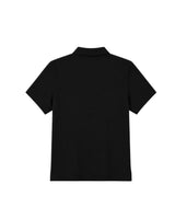 Organic Cotton Jersey Polo Light Weight – Black