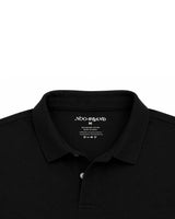 Organic Cotton Polo T-Shirt for Men – Black