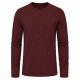 100% Suvin Gold Essential Luxe Full Sleeve T-Shirt-Light Weight