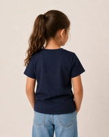 Girls' Suvin Gold Cotton T-Shirt – Soft Mid-Weight Everyday Tee