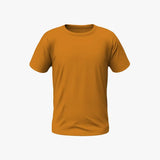 Orange t-shirt on a white background