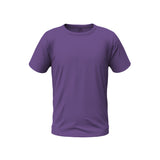 Crew Neck Purple plain T-shirt  