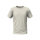 Crew Neck Sand color plain T-shirt 