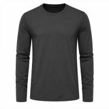 100% Suvin Gold Essential Luxe Full Sleeve T-Shirt-Light Weight