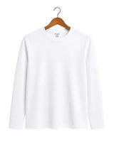 100% Suvin Gold Essential Luxe Full Sleeve T-Shirt-Mid Weight