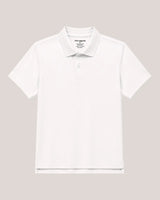 Suvin Gold Luxe Jersey Polo - White